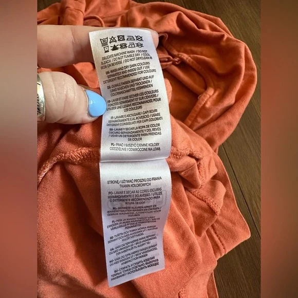 BODEN Gathered Jersey Midi Dress size 12R Kumquat Orange  
Style D0703-BGR - Picture 5 of 10